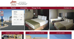 Desktop Screenshot of leacountyinn.com
